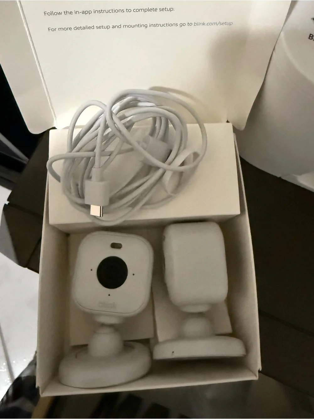Blink Mini Indoor Smart Security Camera — White (2-Pack)
